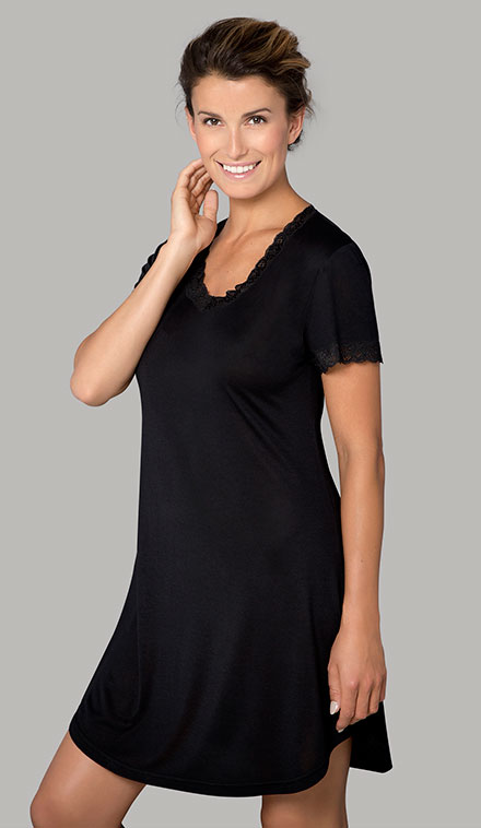 Lady Avenue Strikket Silke